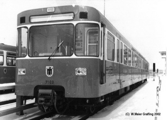 U-Bahn M�nchen 1972