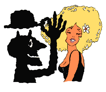 Der Pardonteufel mit einer Nr. war unser Logo auf dem Auto